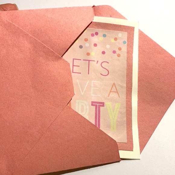 ❗️3x$10❗️🎉 Lets have a party card with envelope🎉 - Picture 6 of 7